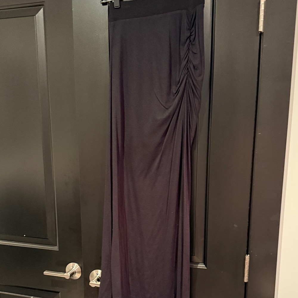 Stem Black Maxi Skirt